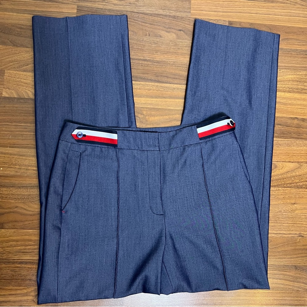 Tommy Hilfiger Dark Indigo Wide-Leg Pants - Size 8